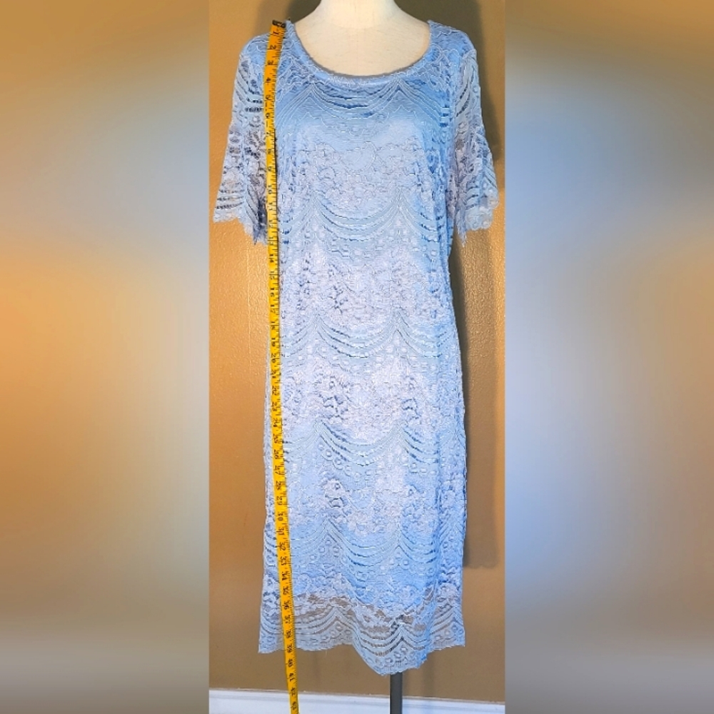 Light Blue Lace Dress